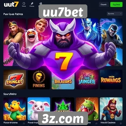 Variedade de jogos disponíveis no uu7bet